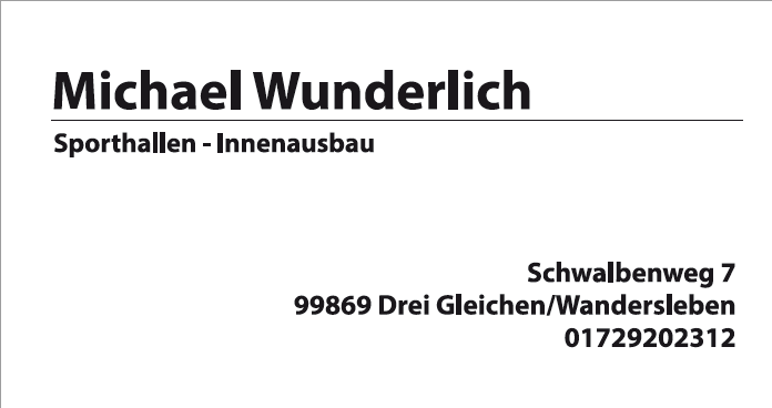 Michael Wunderllich / Sporthallen Ausbau